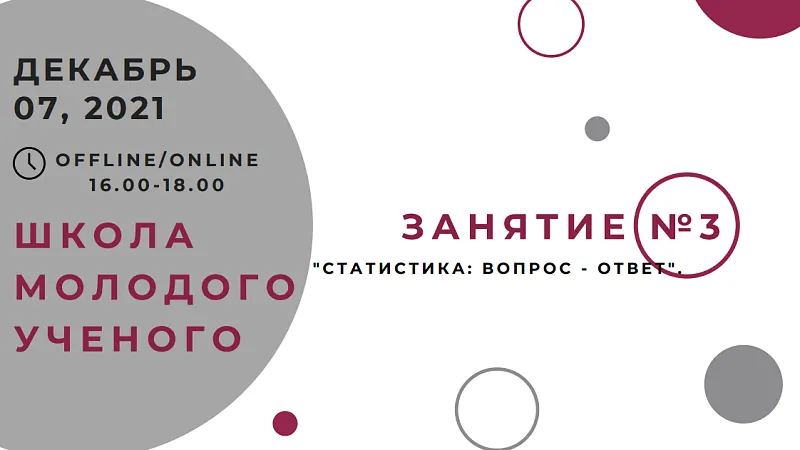 Заседание Школы молодого ученого
