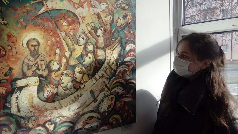 Посещение художественной выставки В. Мартынчука