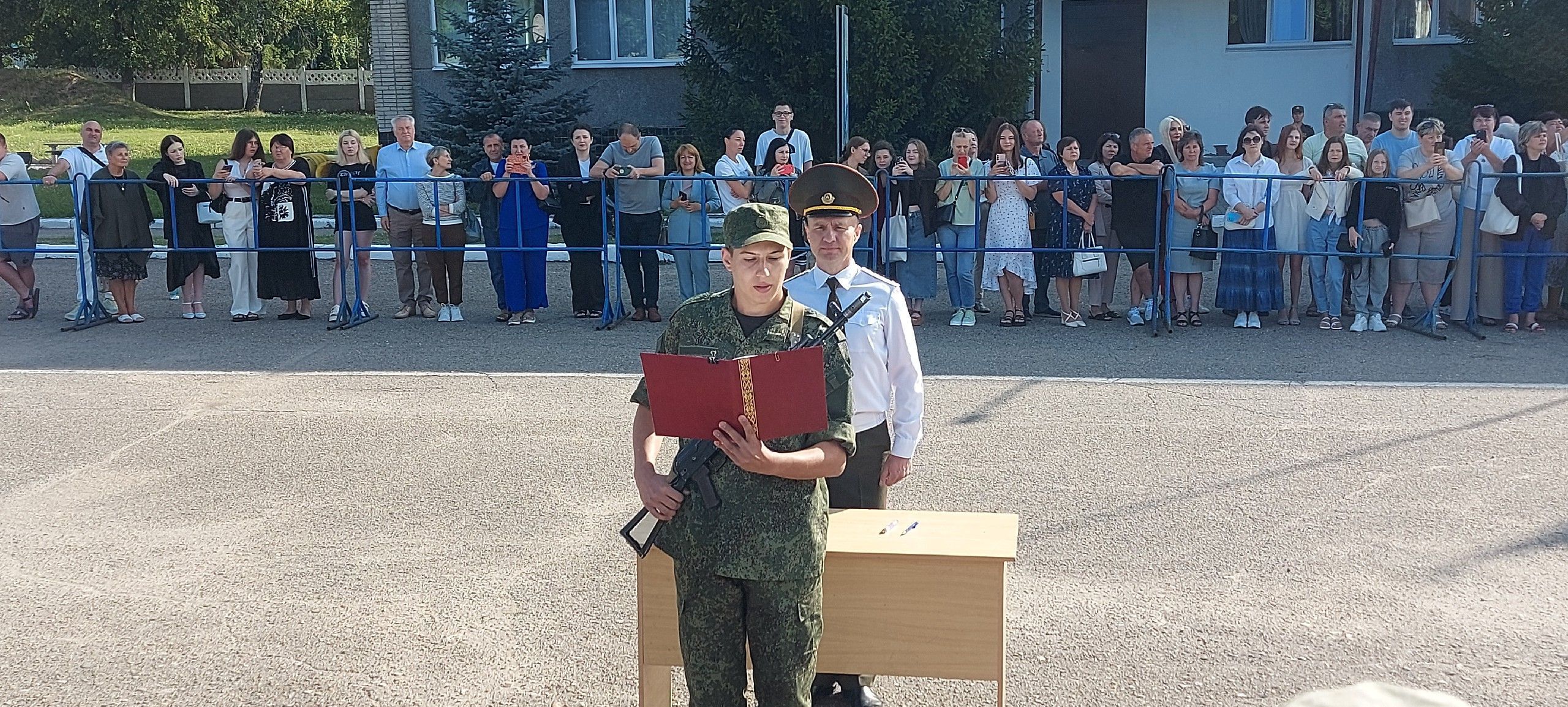 Студенты ГрГМУ приняли военную присягу