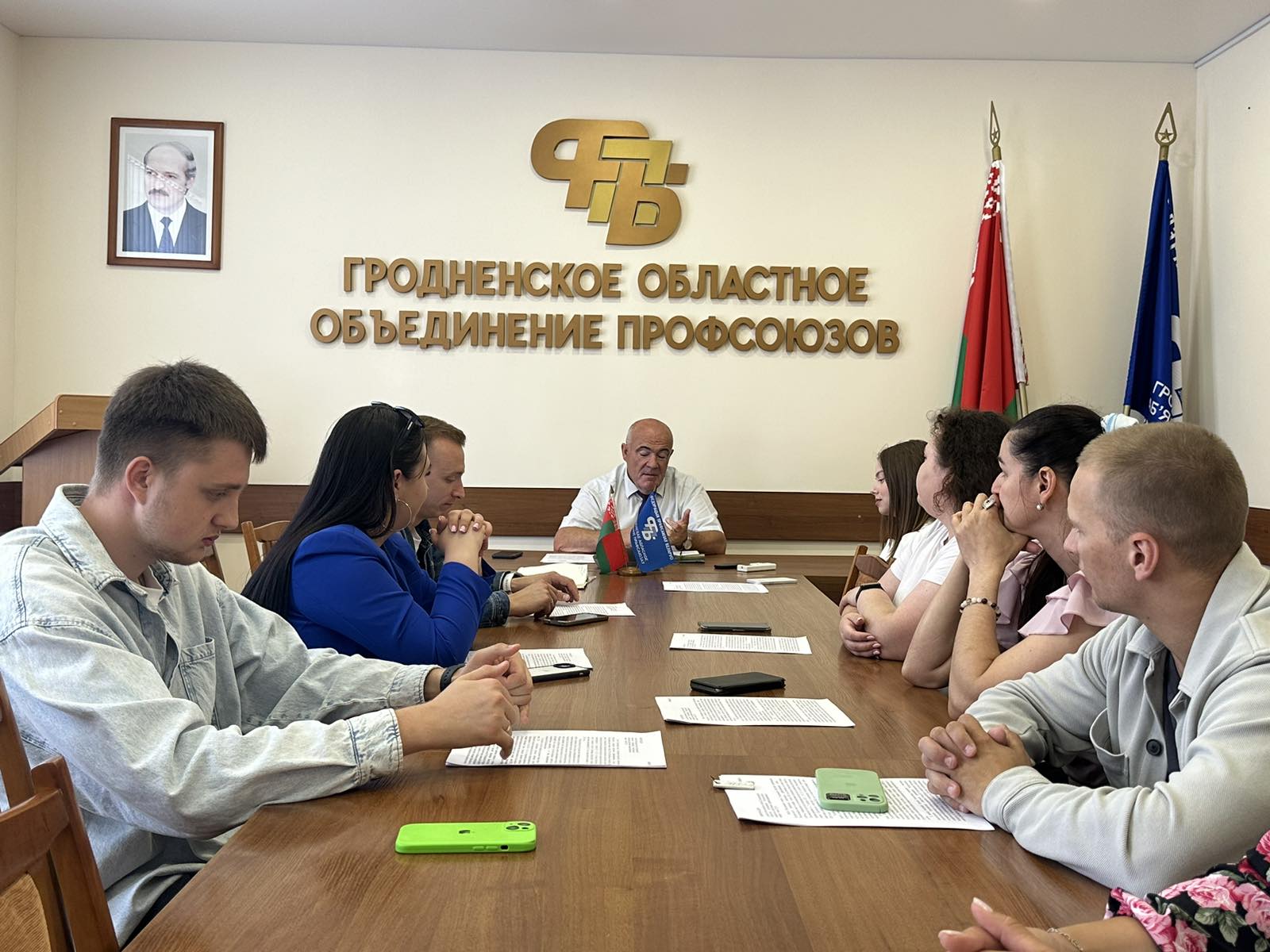 Заседание Молодежного совета Гродненской областной организации Белорусского профсоюза работников здравоохранения