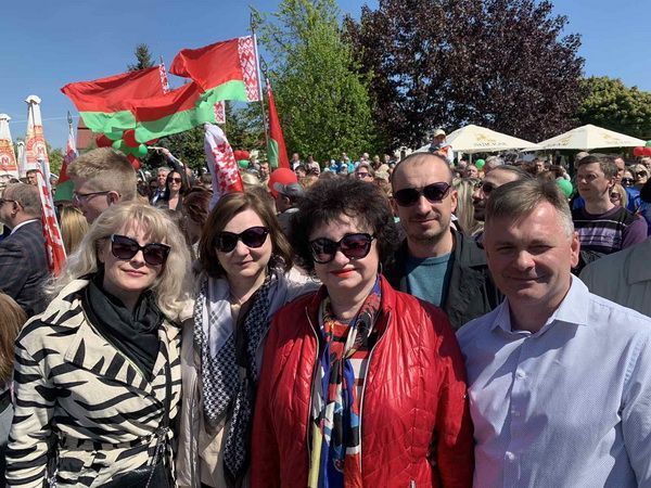Участие в торжественном митинге