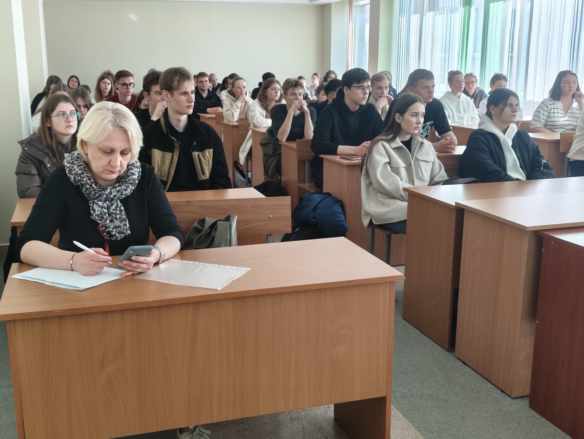 Встреча со студентами в рамках Европейской недели иммунизации