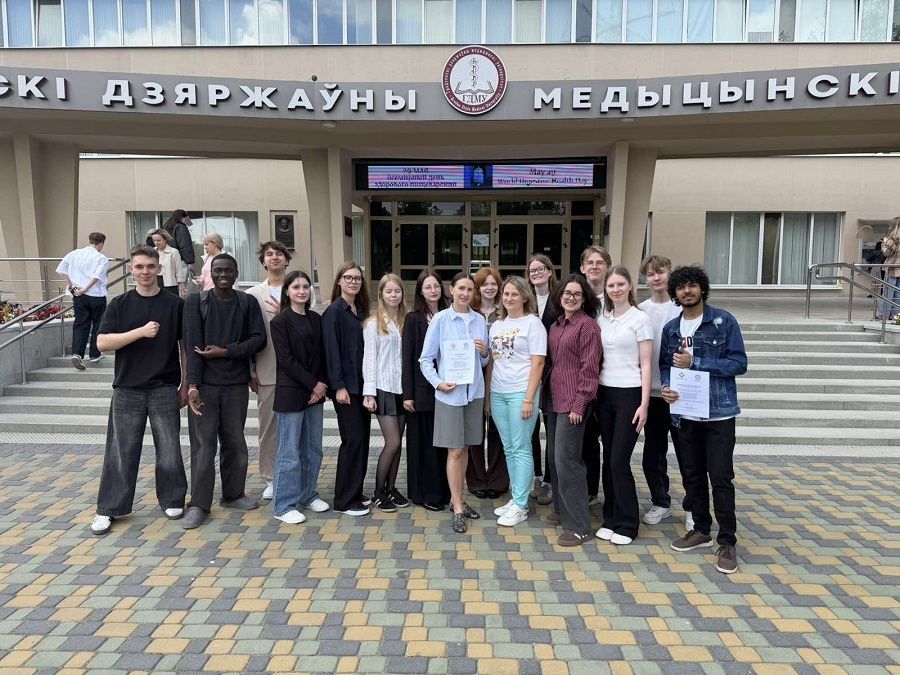 Students from Grodno State Medical University took part in the international creative competition «MediLingua: medical professionals learn a foreign language»