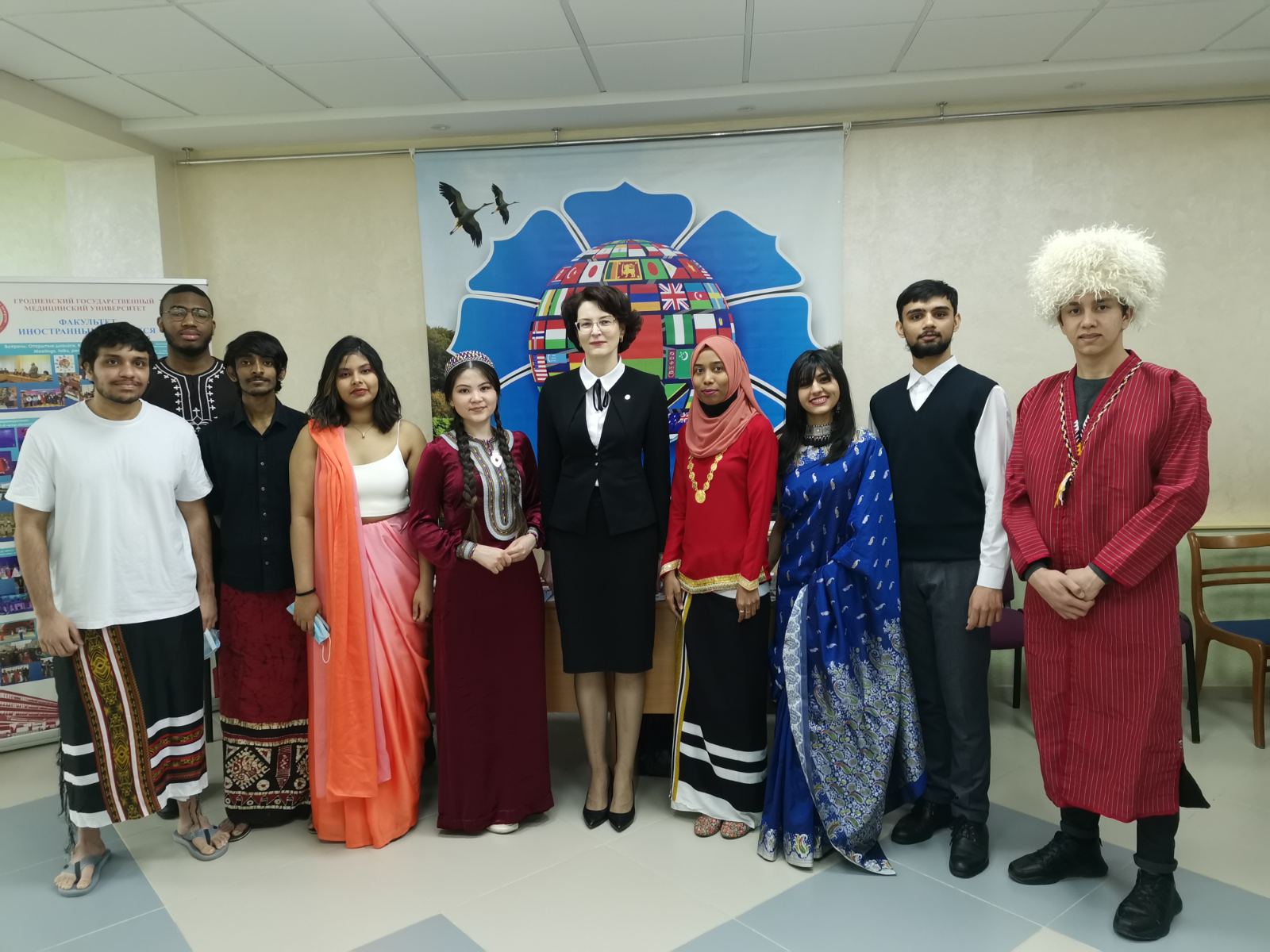 International Students took part in Reception Day