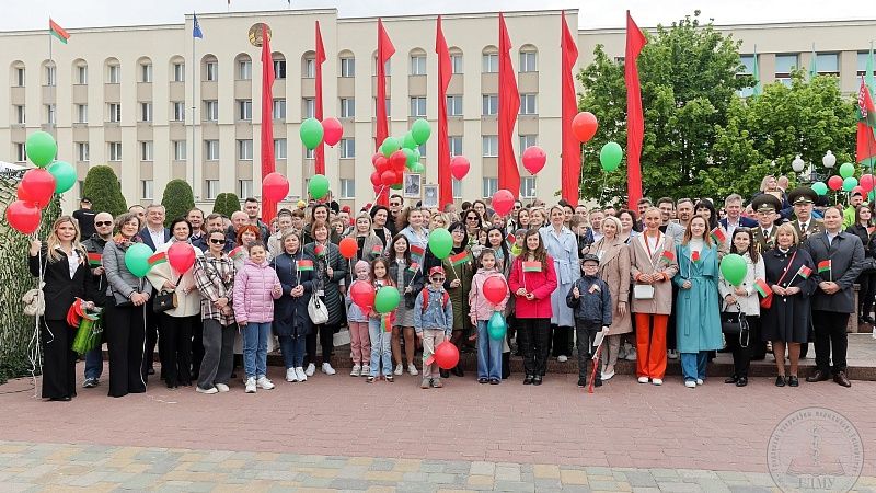 Гродненский государственный медицинский университет присоединился к празднованию Дня Победы!