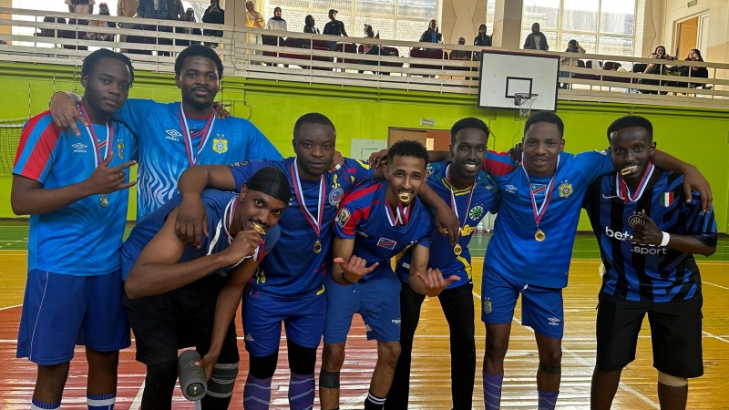 Соревнования по мини-футболу среди команд факультета иностранных учащихся