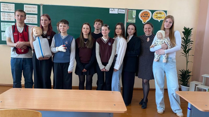 На кафедре поликлинической педиатрии ГрГМУ продолжает работу «Академия спасателей»