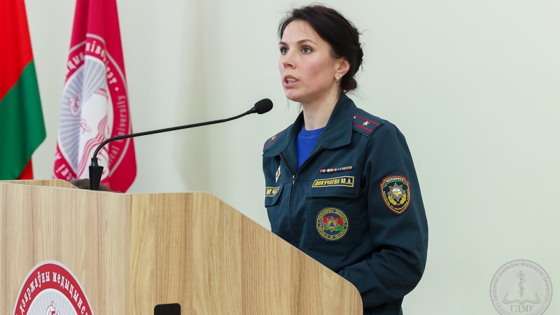 В ГрГМУ прошло обучающее занятие по противопожарной безопасности