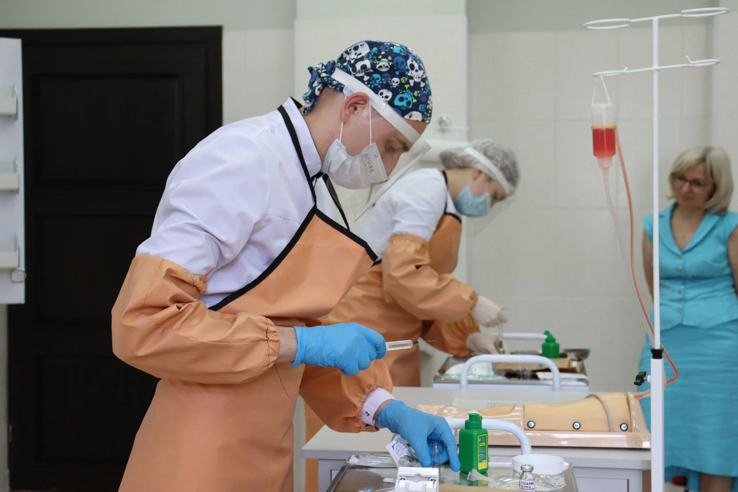 В ГрГМУ прошла республиканская студенческая олимпиада «Медицинский уход и манипуляционная техника»