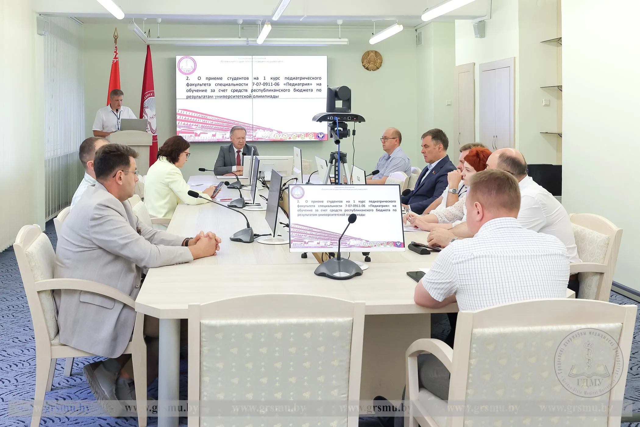 В ГрГМУ состоялось зачисление абитуриентов – победителей университетской олимпиады 