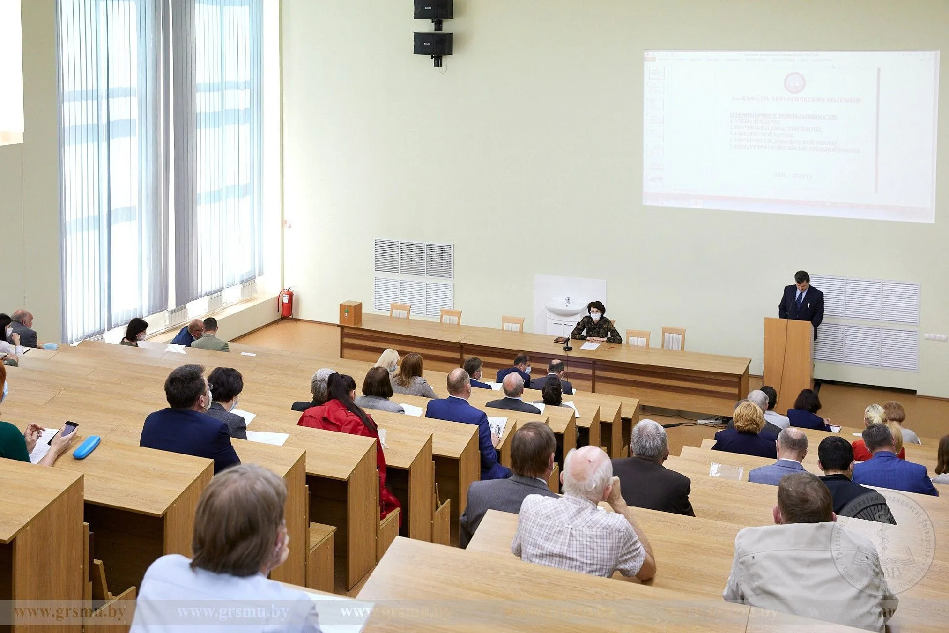 В ГрГМУ состоялось заседание совета университета