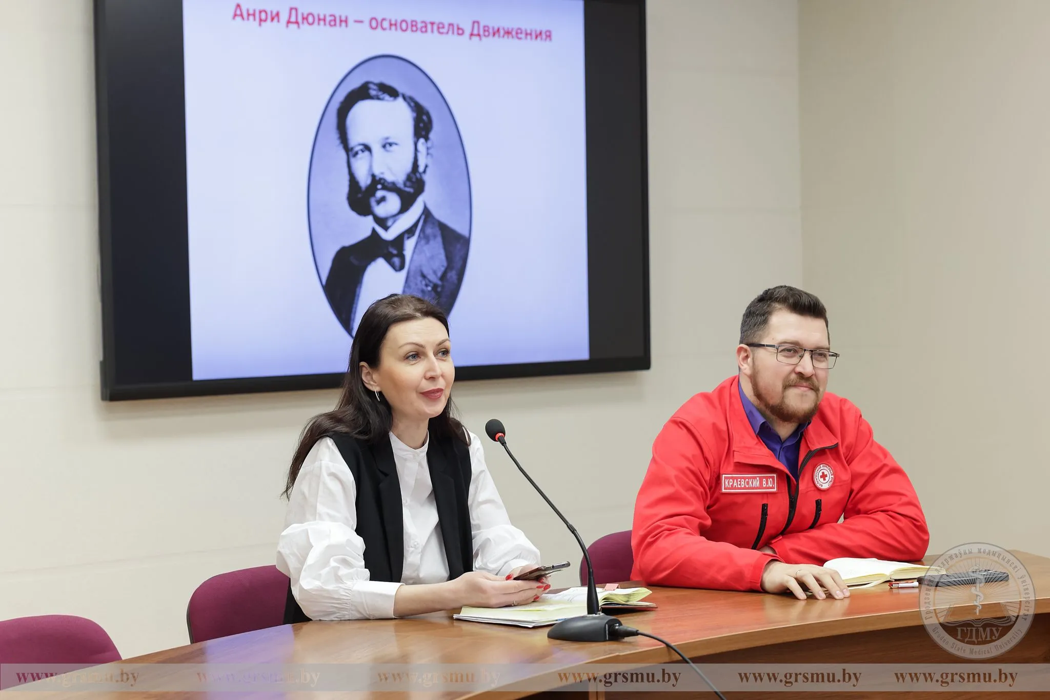 В приоритете – помощь людям! В ГрГМУ прошла информационная встреча с представителем Белорусского Красного Креста