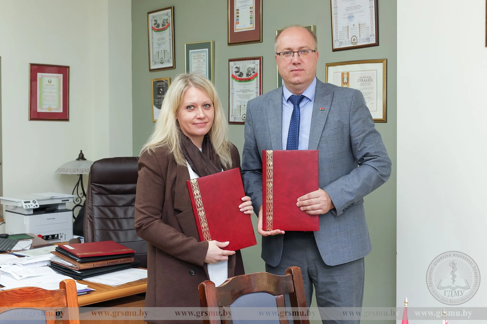 Гродненский медуниверситет подписал меморандум о сотрудничестве с Российским центром науки и культуры в Гродно