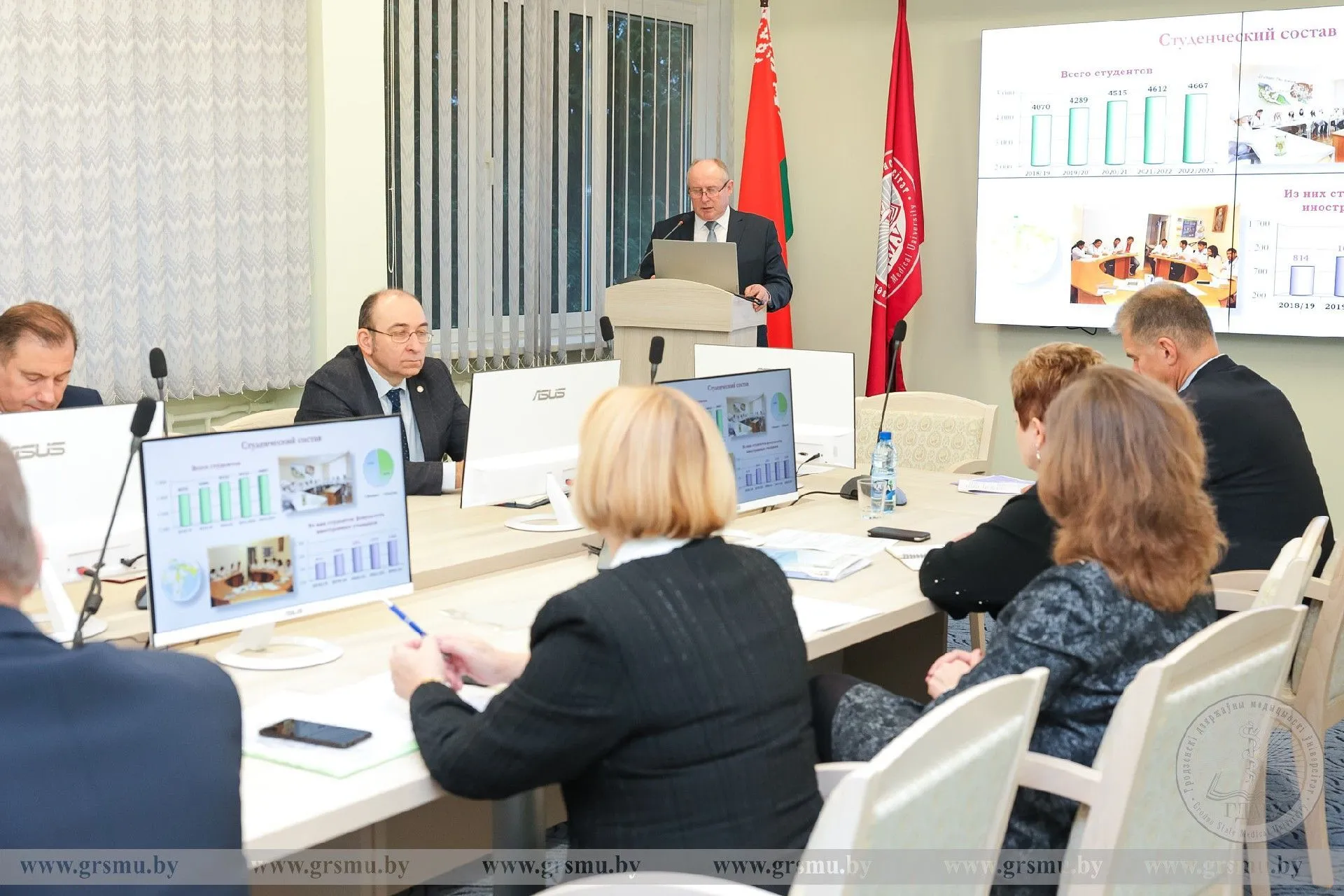 ГрГМУ посетили эксперты конкурса Премии Правительства РБ