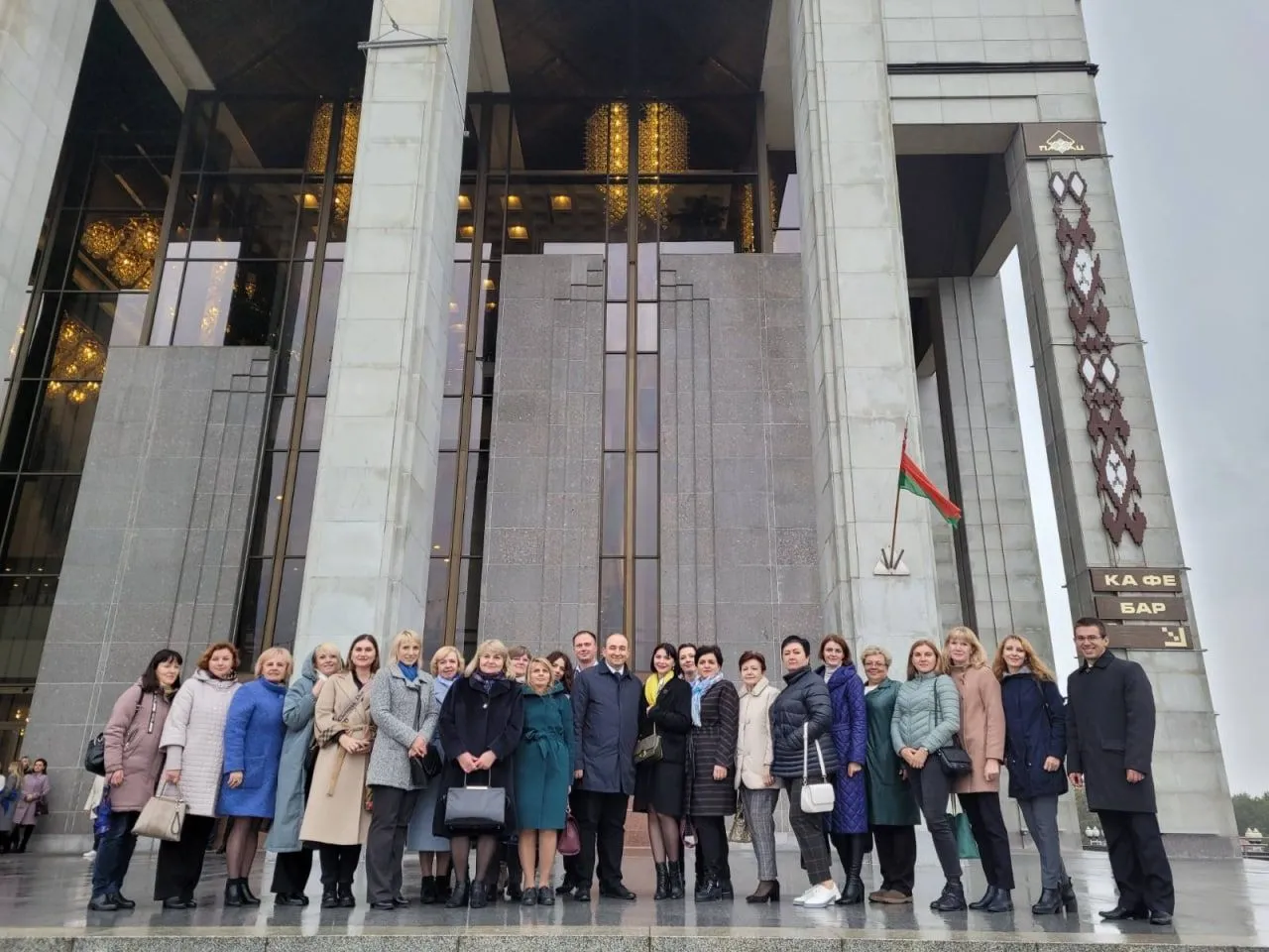 Делегация Гродненского медуниверситета приняла участие в торжествах, посвященных Дню учителя, в Минске
