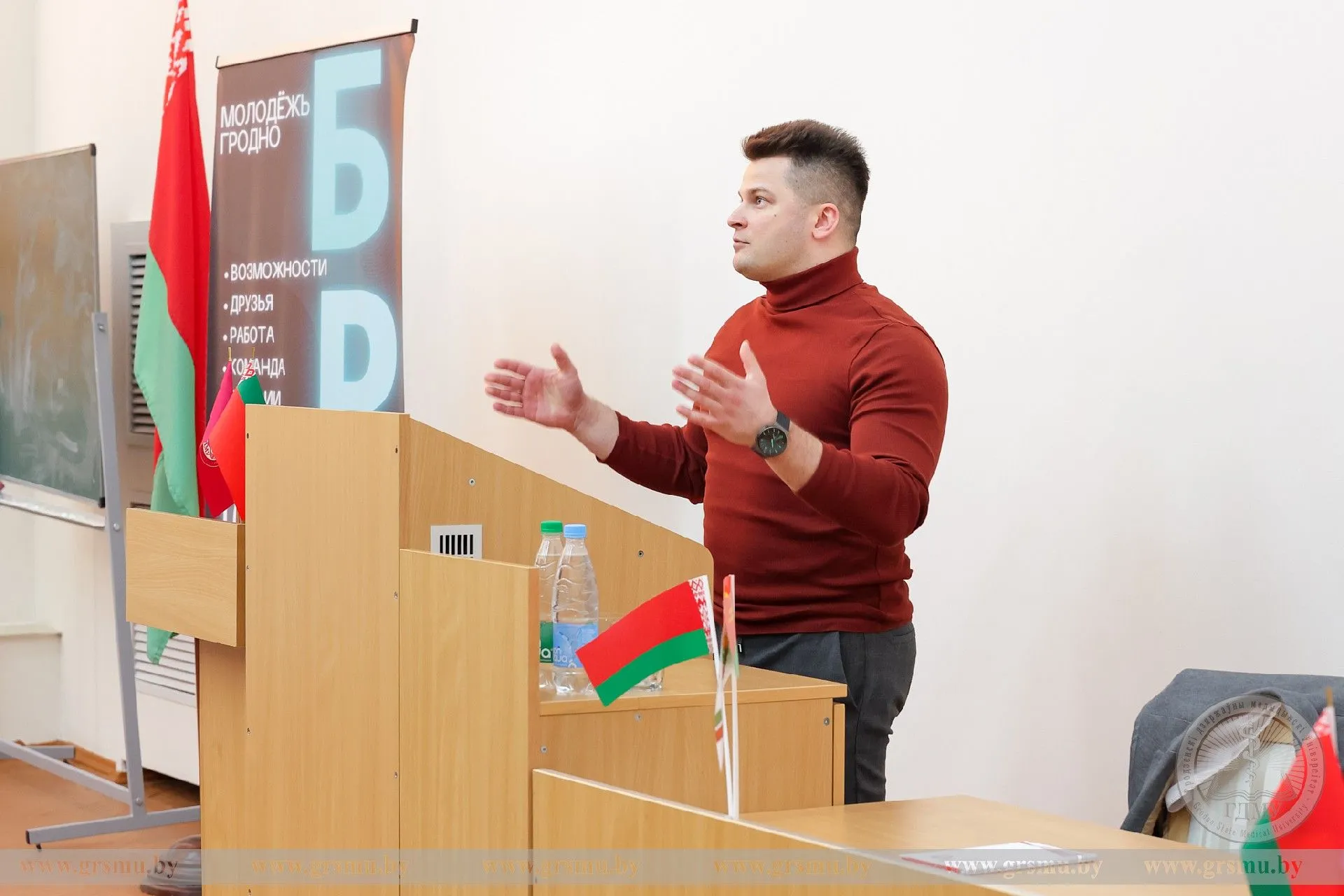 «ЗАчетный разговор» в ГрГМУ: очередная встреча со студентами в рамках информационно-просветительского проекта