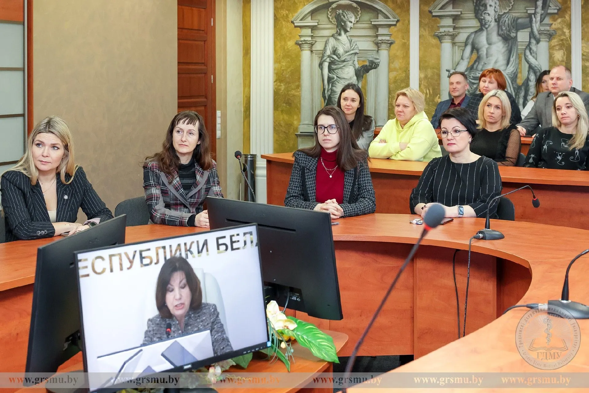 Руководство и сотрудники ГрГМУ приняли участие в семинаре об историческом пути государственного строительства