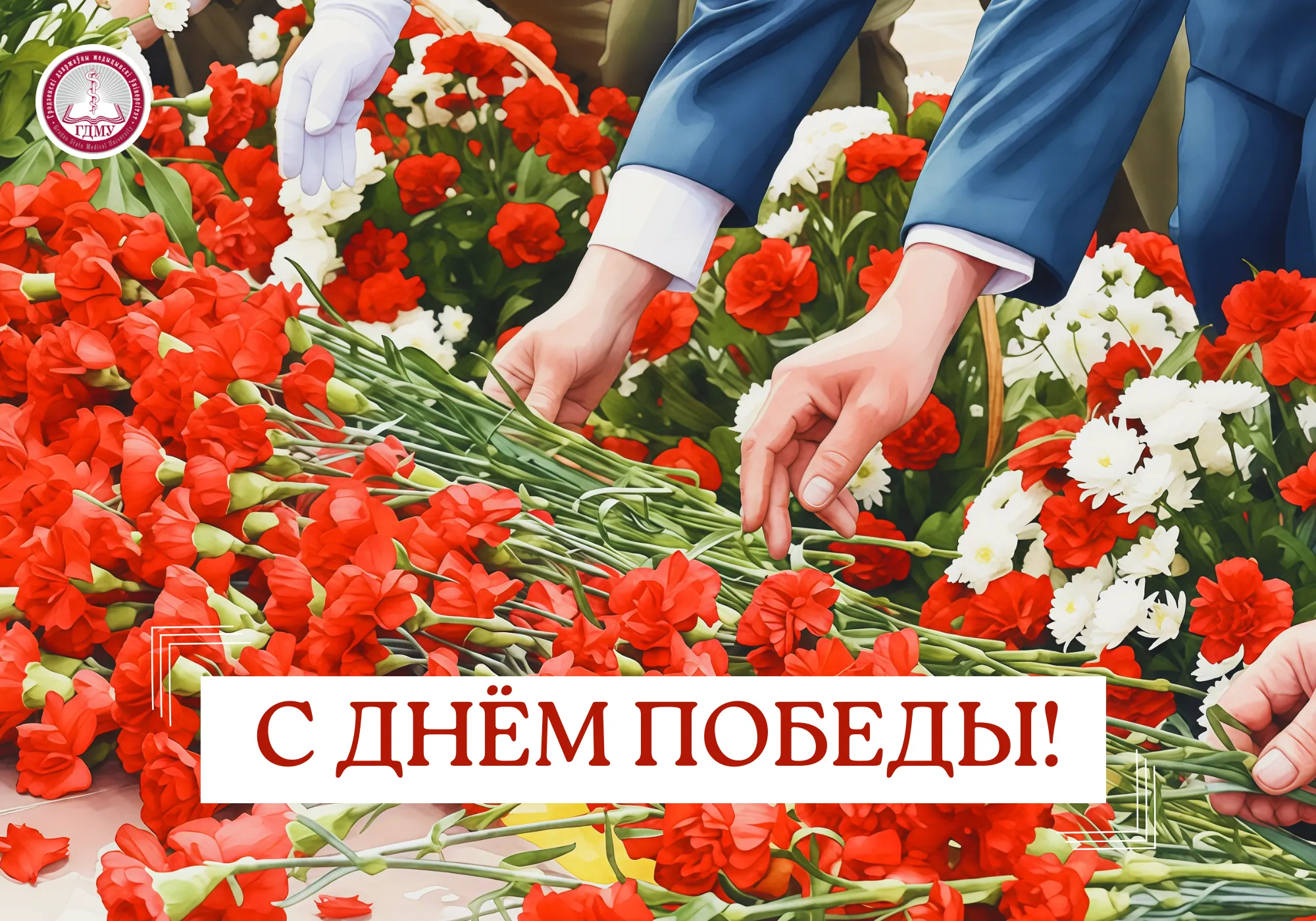 Поздравление ректора ГрГМУ Игоря Георгиевича Жука с Днем Победы!