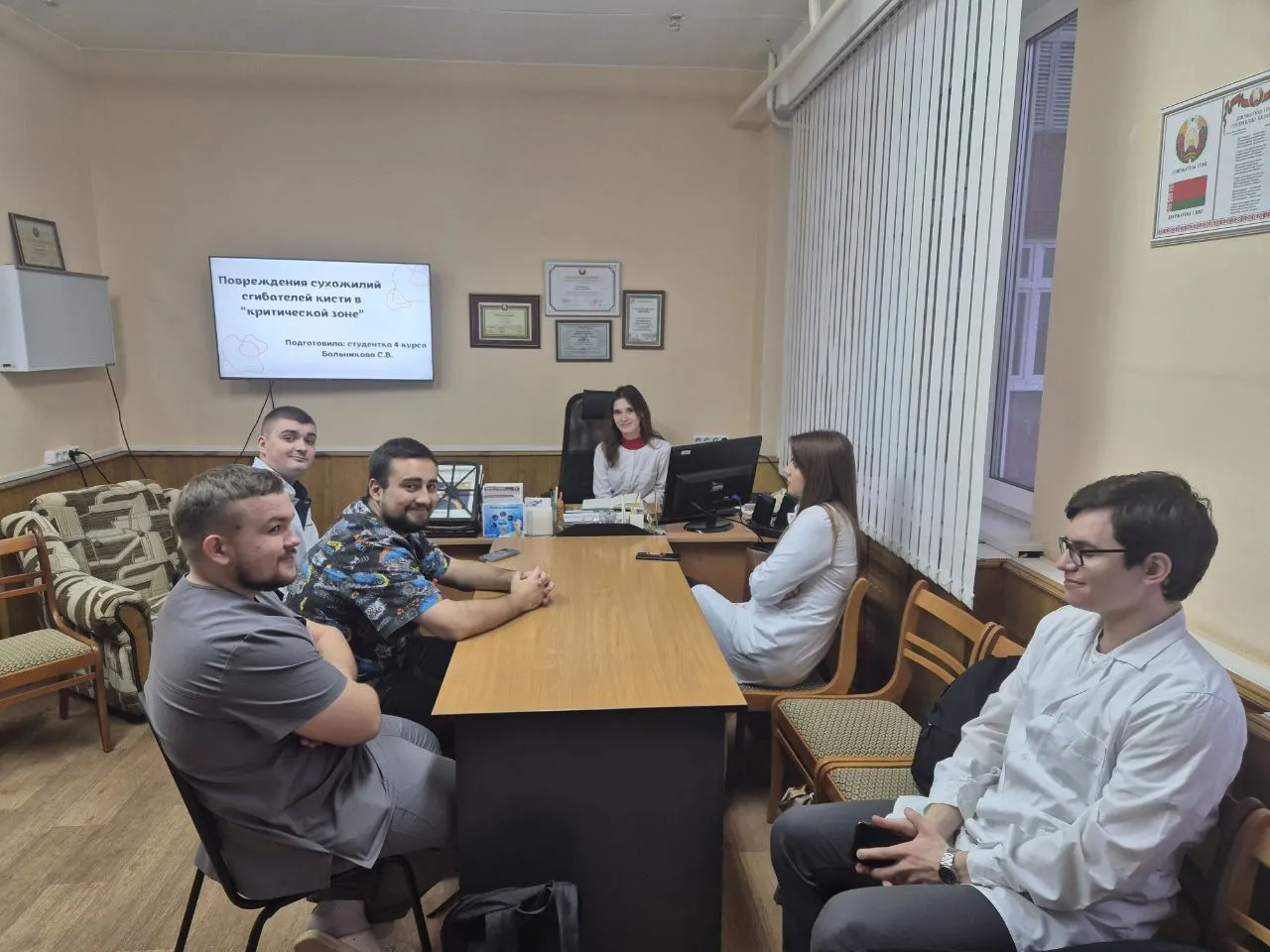 Заседание СНО кафедры травматологии, ортопедии и ВПХ