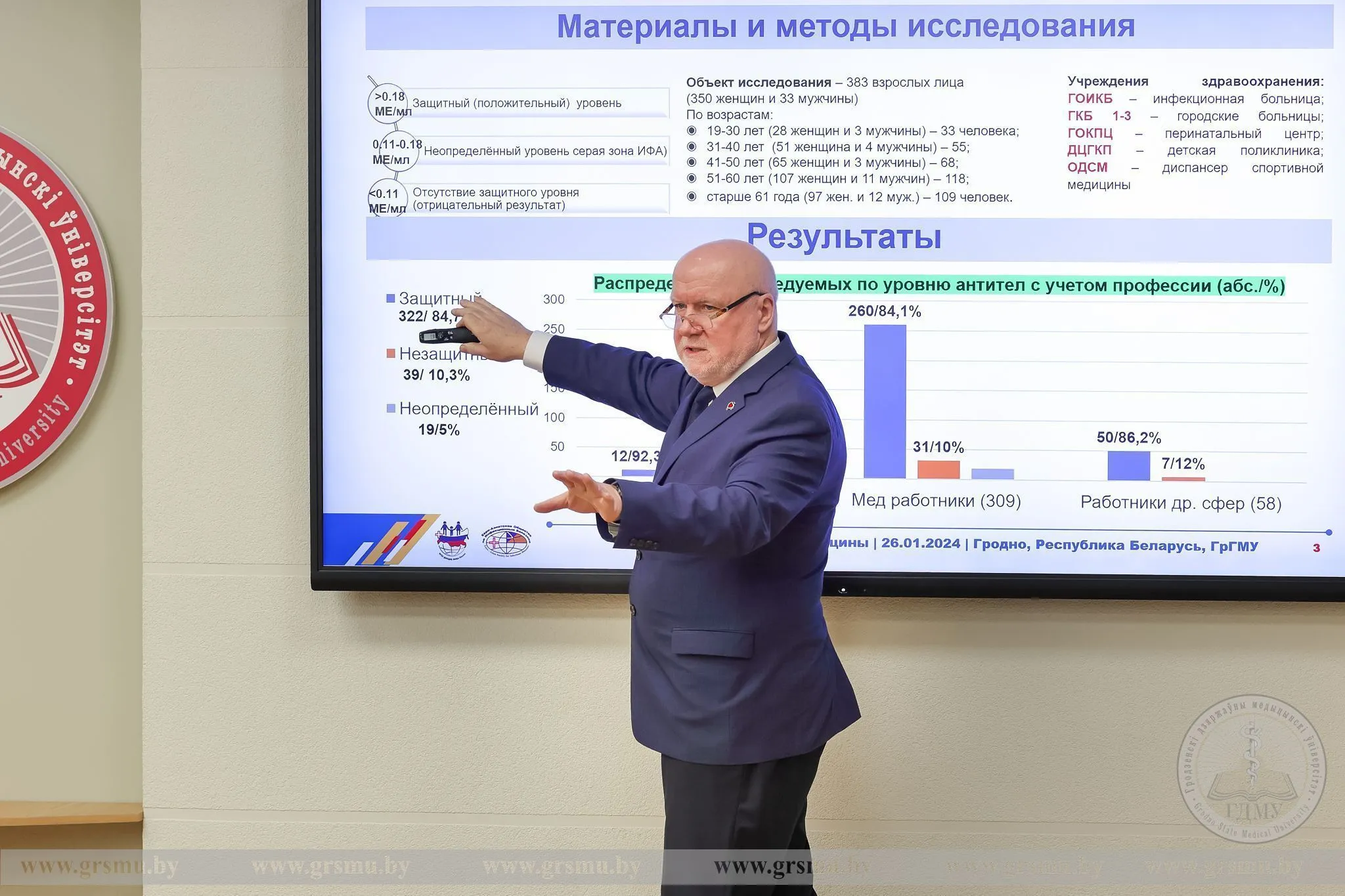 В ГрГМУ состоялась итоговая научно-практическая конференция «Актуальные проблемы медицины»