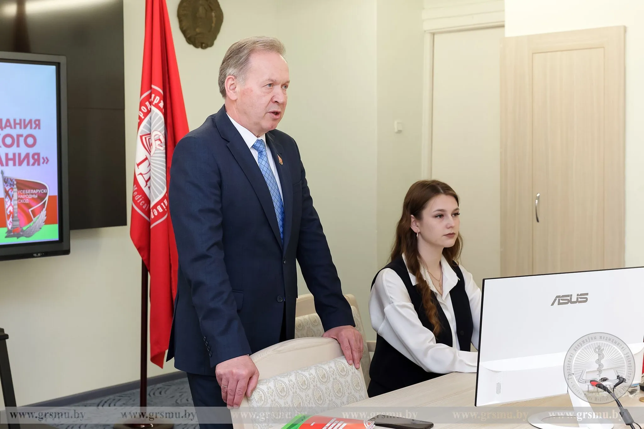 В ГрГМУ прошла диалоговая площадка, посвященная VII Всебелорусскому народному собранию