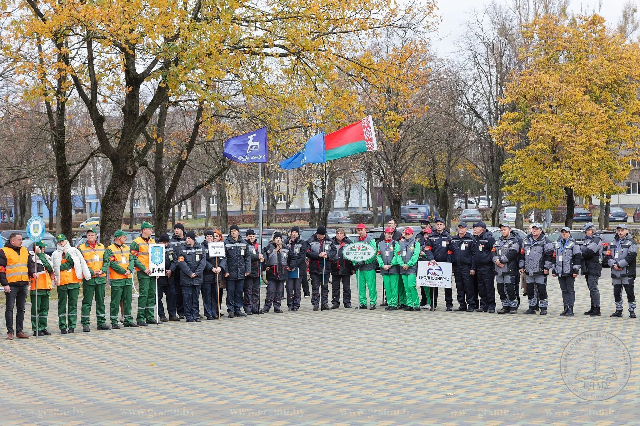 В ГрГМУ проходит ежегодный областной смотр-конкурс добровольных дружин, задействованных в охране общественного порядка