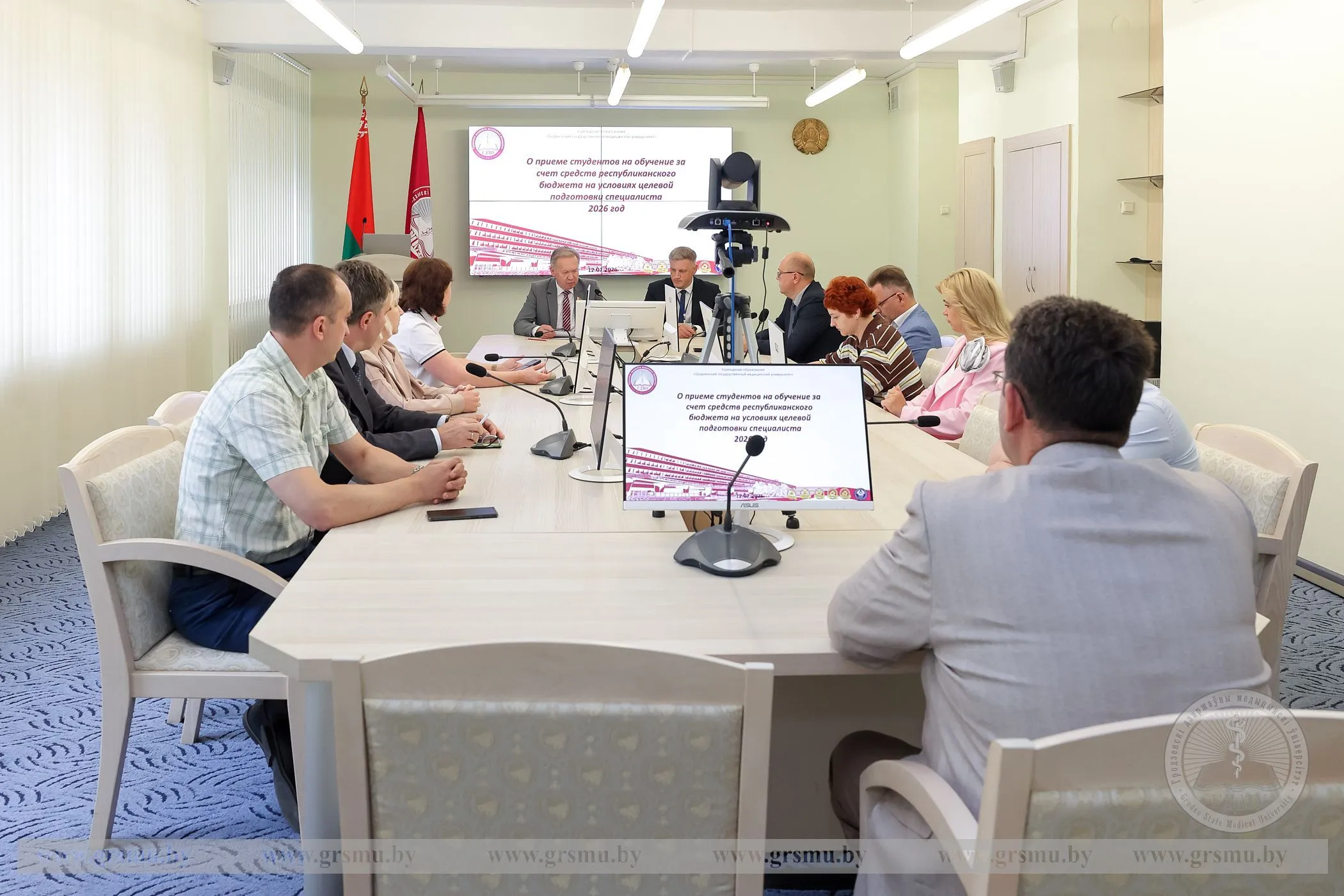 В ГрГМУ прошло заседание приемной комиссии по зачислению абитуриентов, поступающих на условиях целевой подготовки