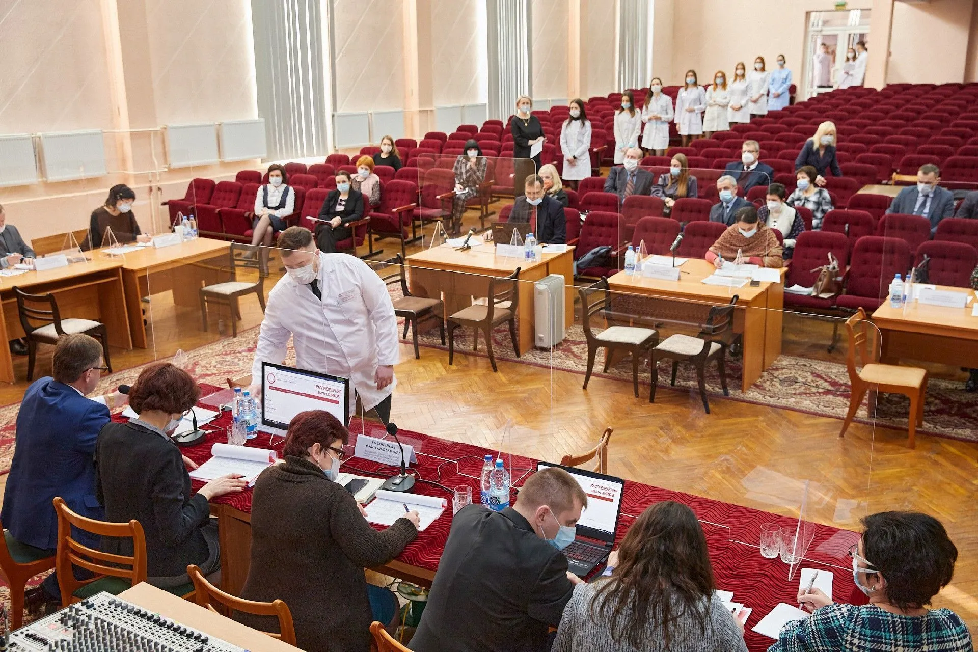 ГрГМУ. Предварительное распределение