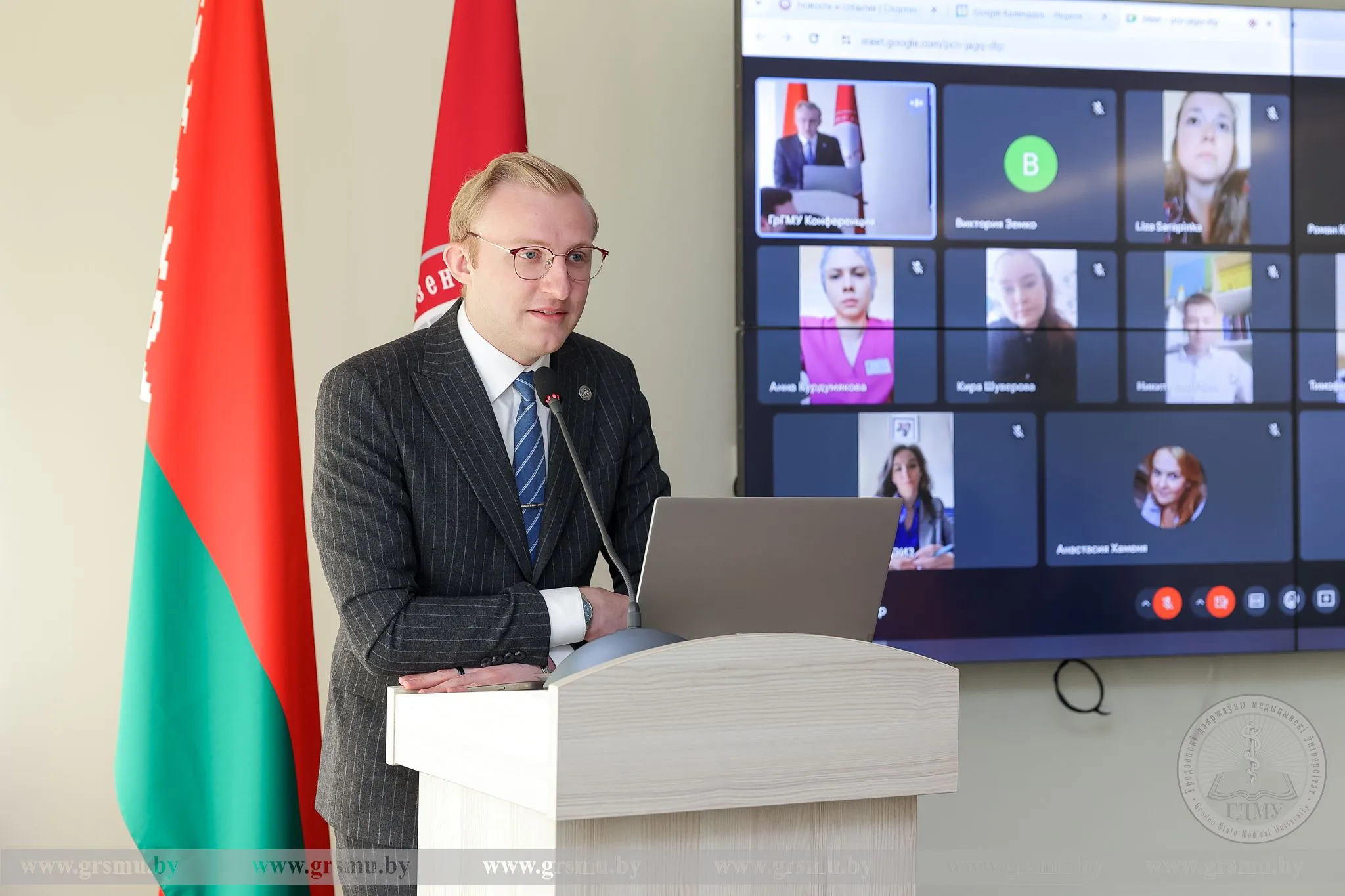 В ГрГМУ прошло заседание Республиканского молодежного совета при Министерстве здравоохранения Республики Беларусь