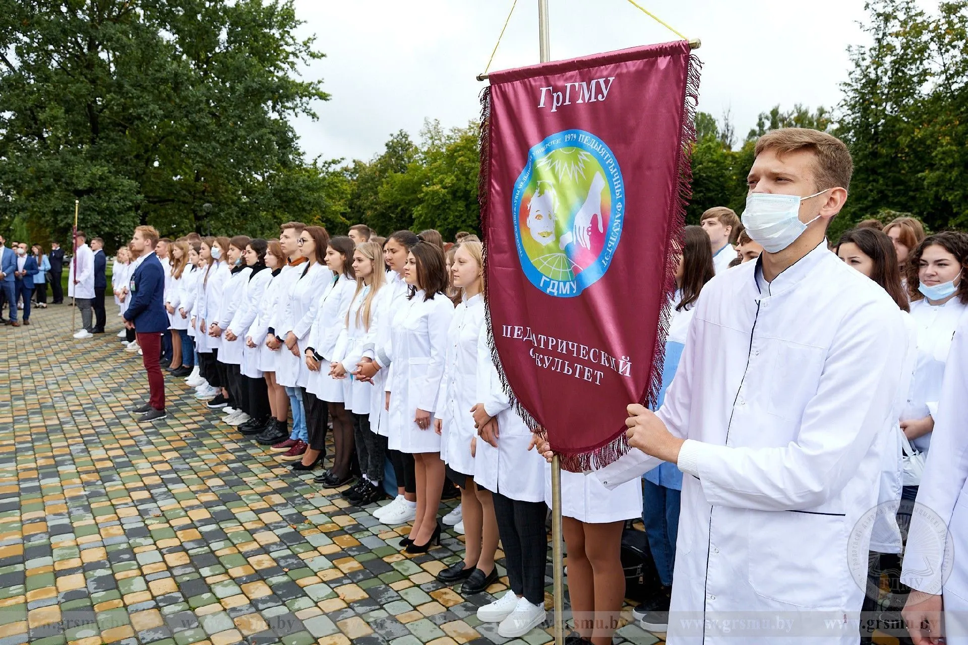Символичный Ключ Знаний, торжественная клятва и новоселье кафедры нормальной анатомии.  В ГрГМУ начали новый учебный год