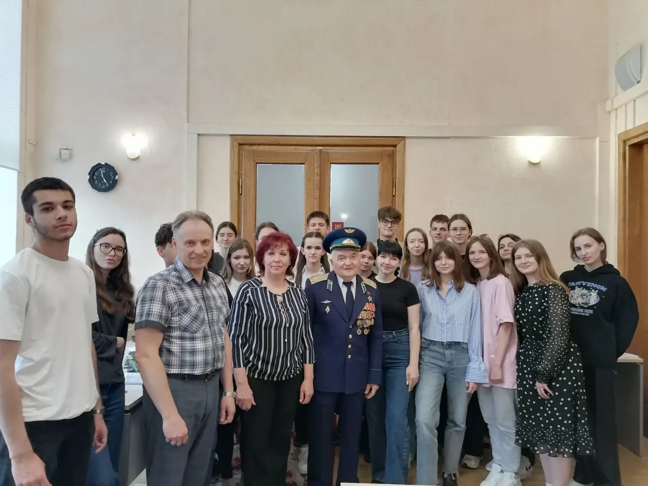 Встреча с ветераном вооруженных сил Республики Беларусь А. И. Федоришиным