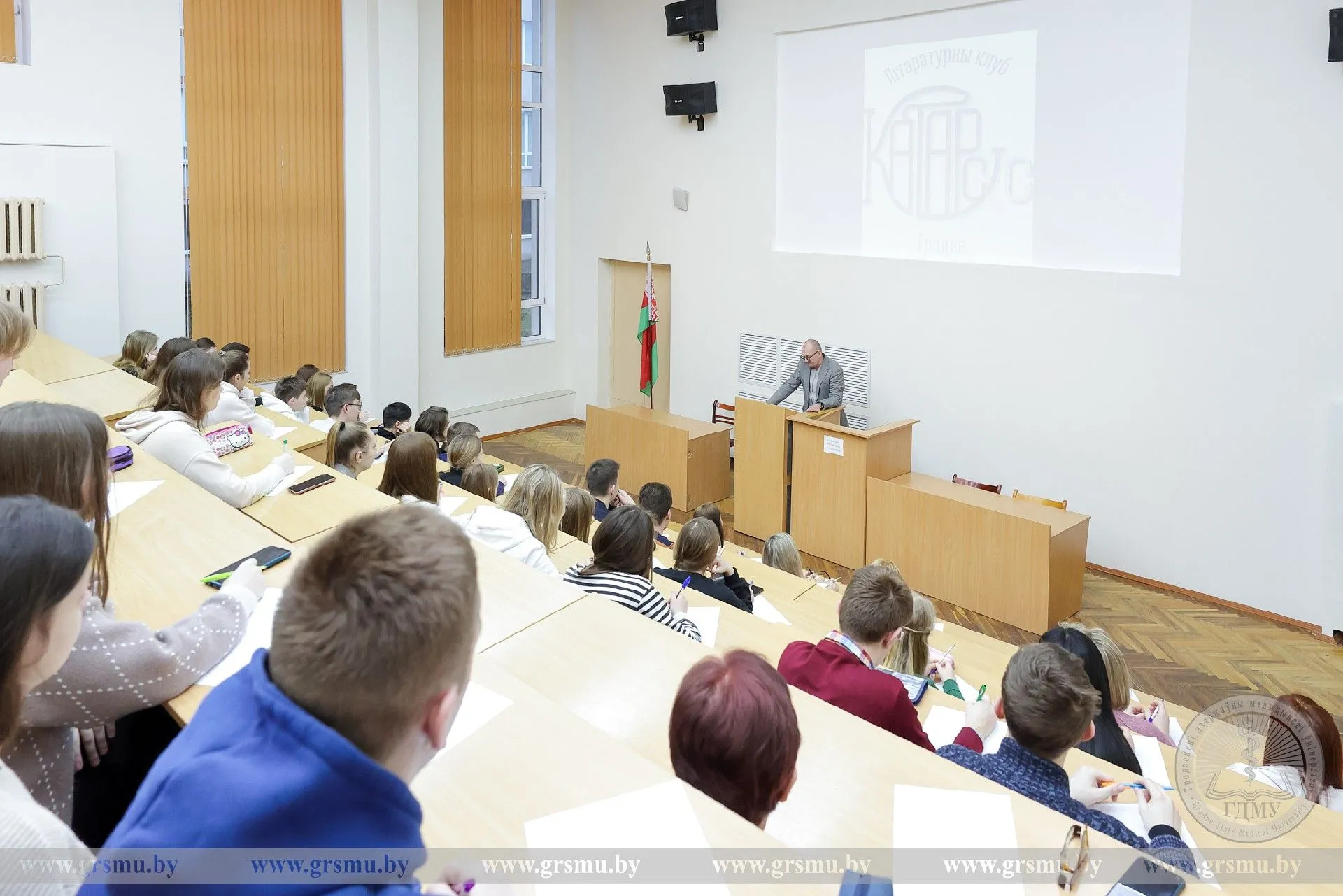 У ГрДМУ прайшла рэспубліканская беларускамоўная дыктоўка