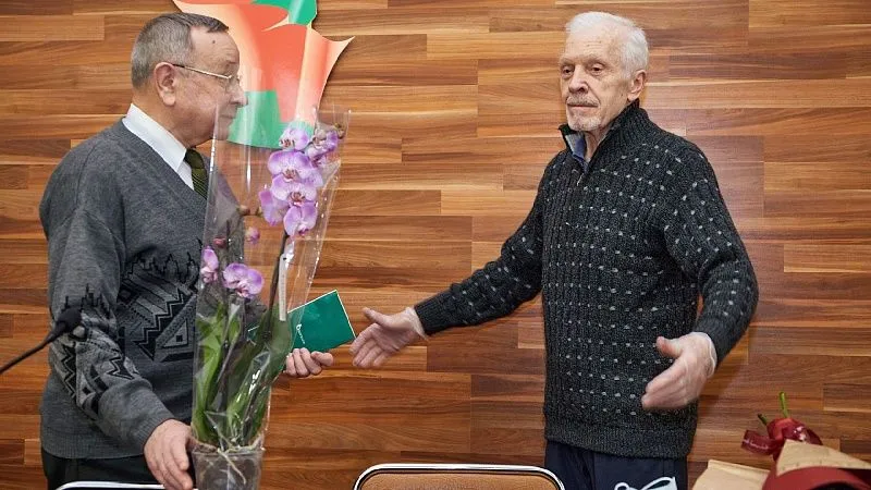Чествование Владимира Владимировича Спаса с 80-летием