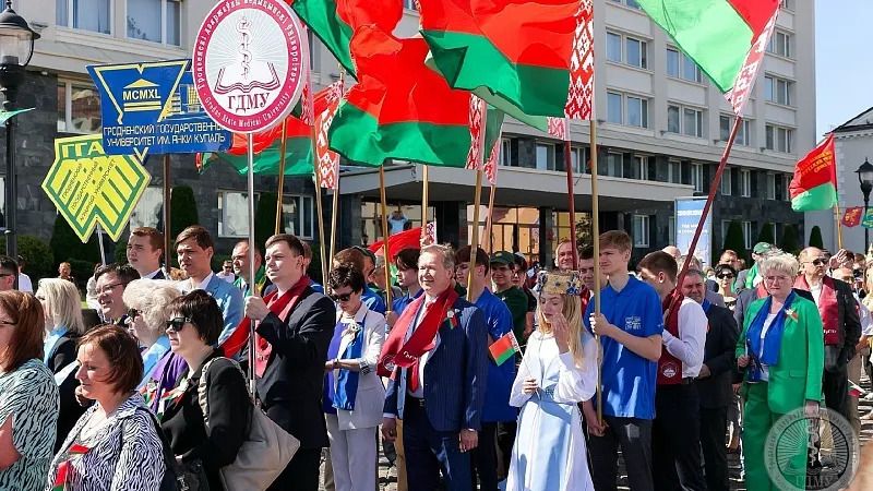 Сотрудники и студенты ГрГМУ приняли участие в праздновании Дня Независимости Республики Беларусь
