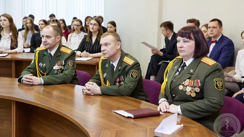 Этих дней не смолкнет слава. В ГрГМУ прошла VII Республиканская студенческая военно-научная конференция, посвященная Дню Победы советского народа в Великой Отечественной войне