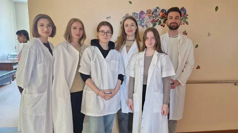 Мероприятия дорожной карты профориентации. Студенты ГрГМУ посетили Пружанскую ЦРБ