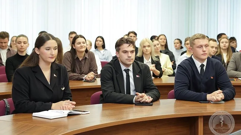 В ГрГМУ прошла встреча ректора Игоря Георгиевича Жука с членами студенческого соуправления