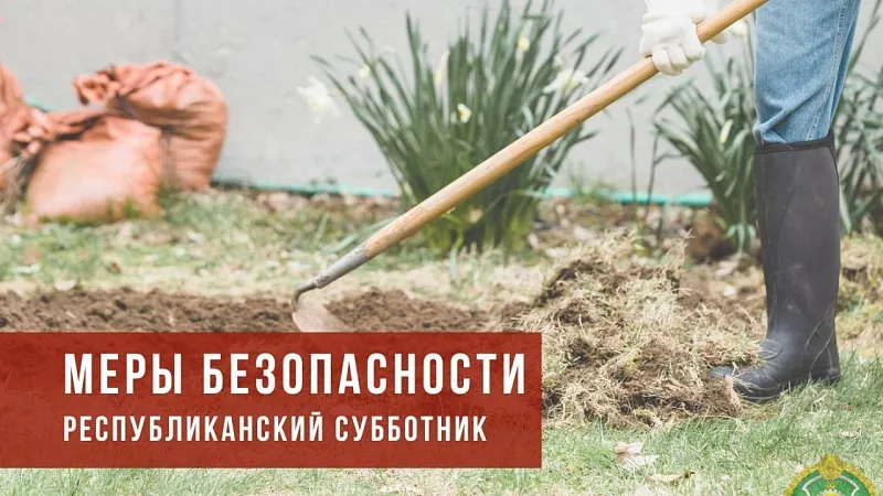 18 апреля в Беларуси пройдет республиканский субботник. Памятка о мерах безопасности