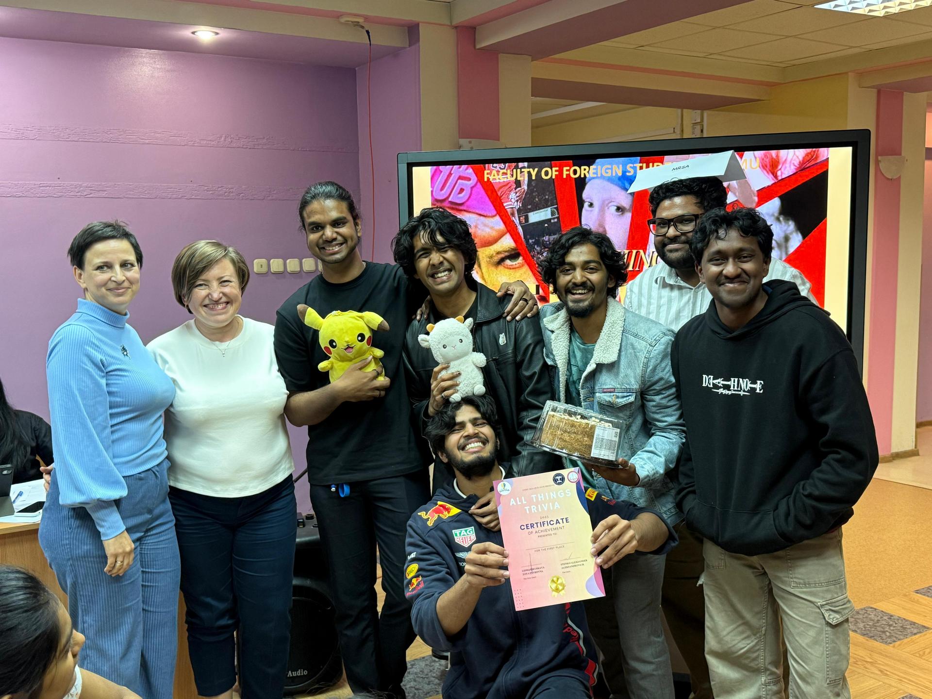Intellectual quiz “All Things Trivia” was held at the Medical Faculty for International Students