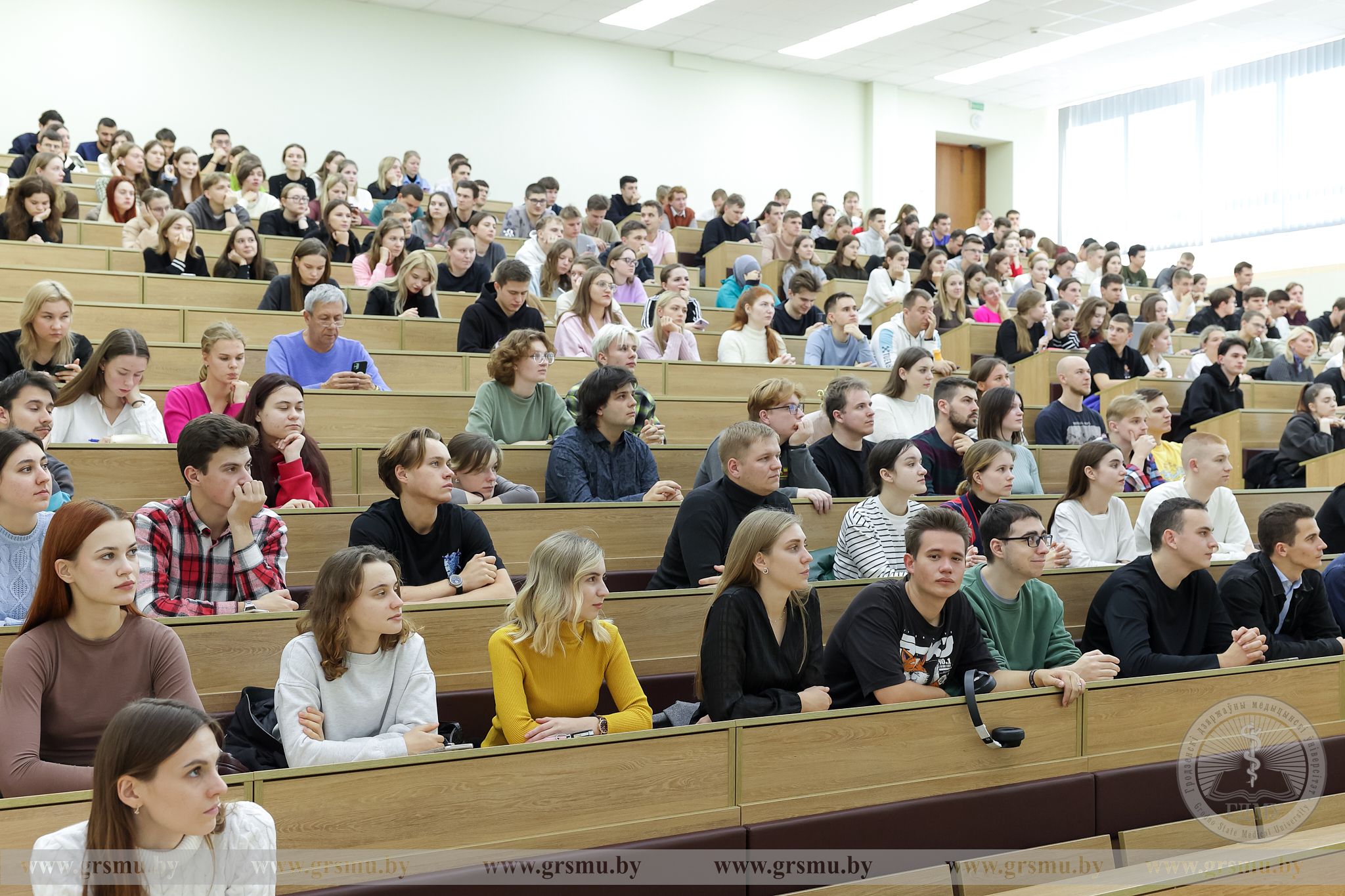 В ГрГМУ прошла лекция приглашенного профессора Российской академии наук Константина Александровича Попугаева