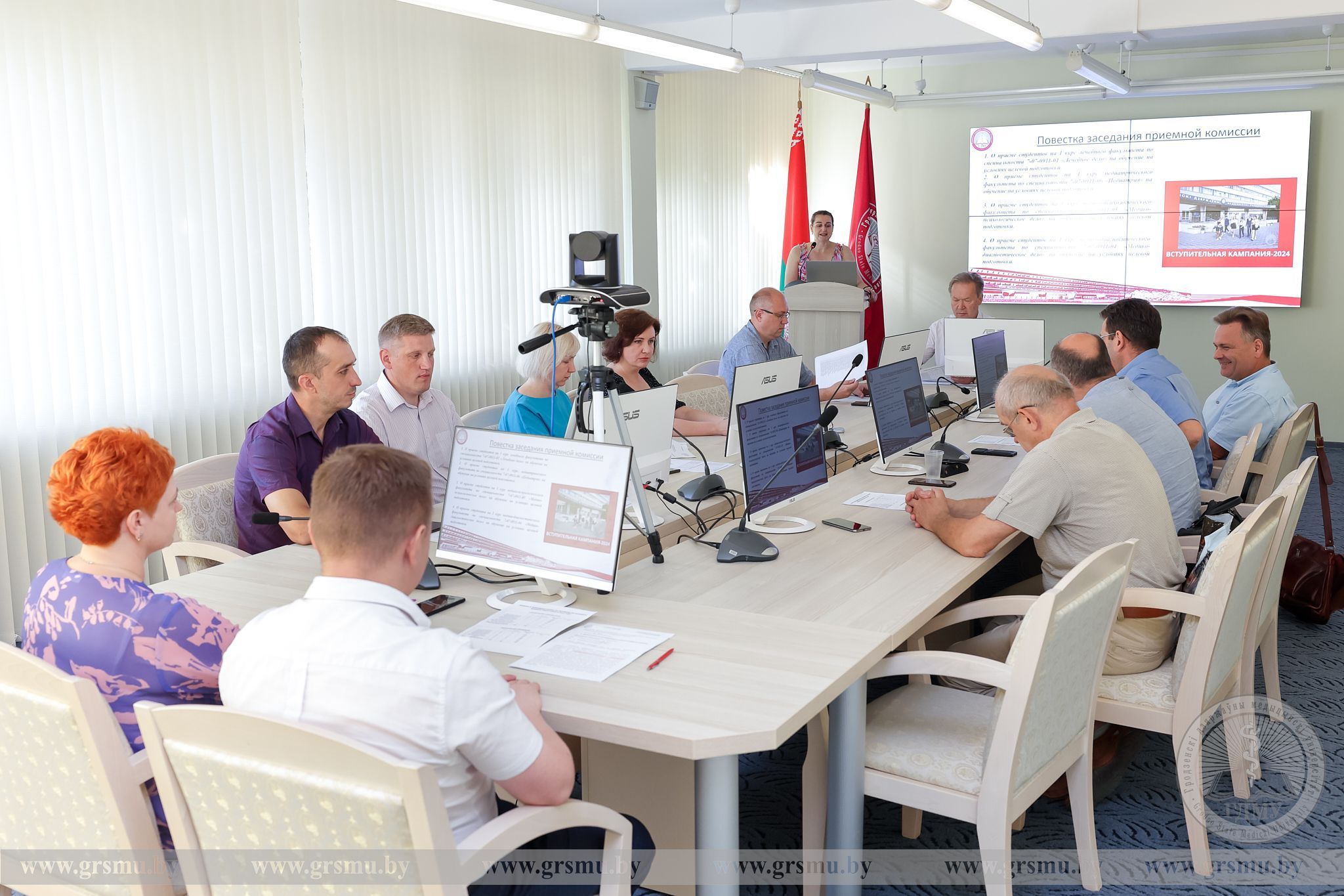 В ГрГМУ состоялось заседание приемной комиссии по зачислению абитуриентов, поступающих на условиях целевой подготовки