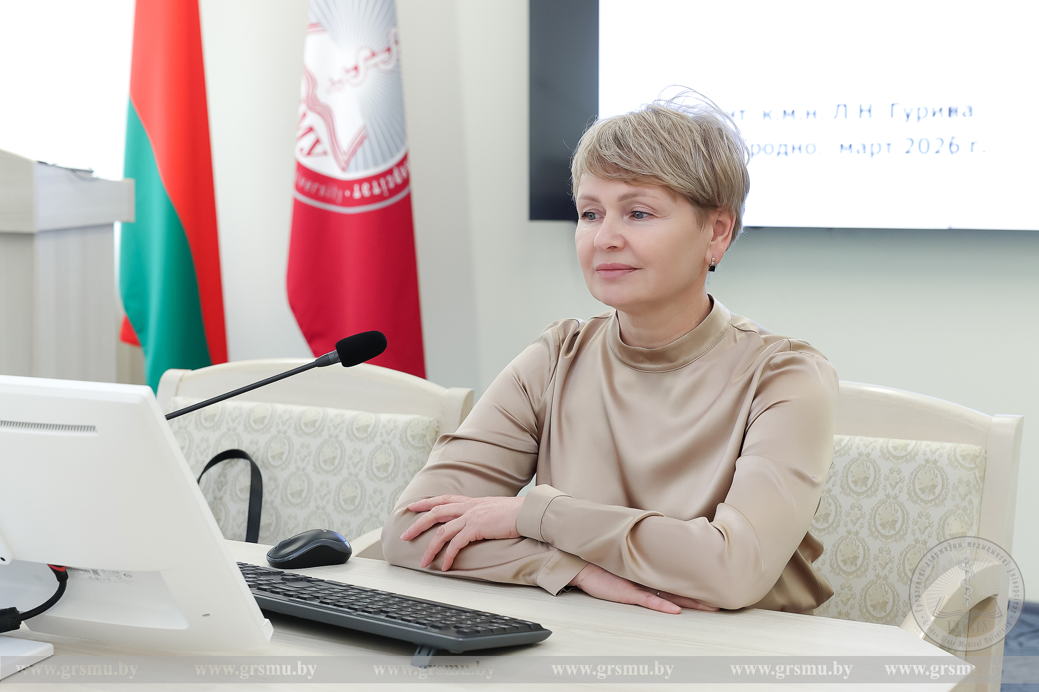 Associate professor of GrSMU have read an online-lecture for interns and neonatologists of Orenburg State Medical University