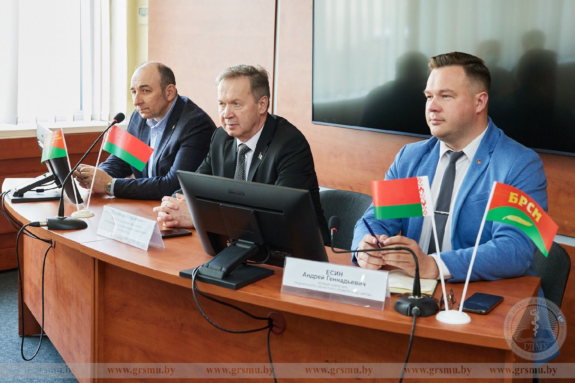 Приоритет – у студенческих инициатив. Что обсуждали на встрече ректора Гродненского медуниверситета с активом БРСМ