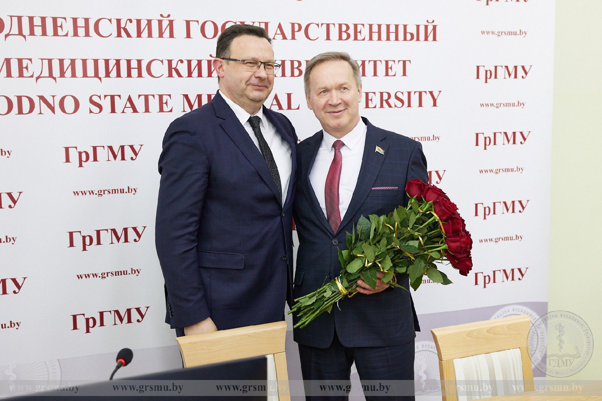Калектыву ГрДМУ прадставілі новага рэктара