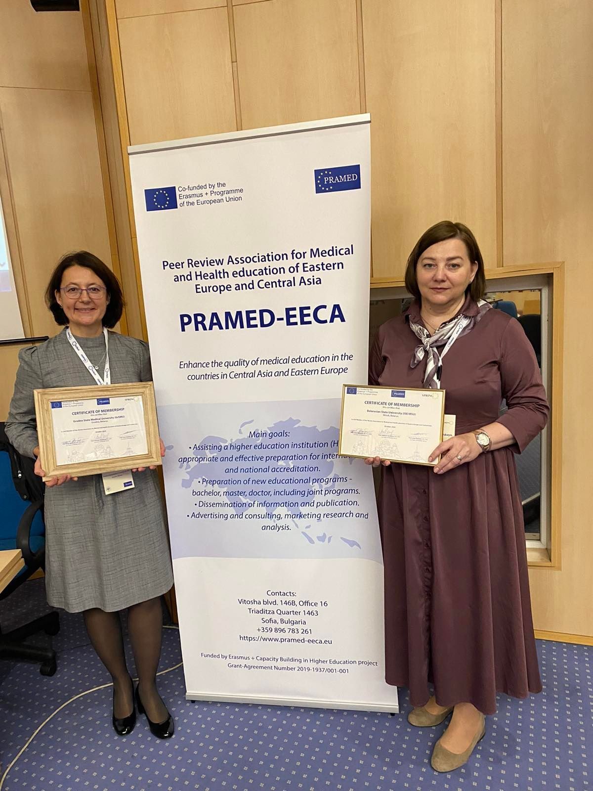Grodno State Medical University has become one of the founders and a founding member of the Peer Review Association for Medical and Health Education of Eastern Europe and Central Asia