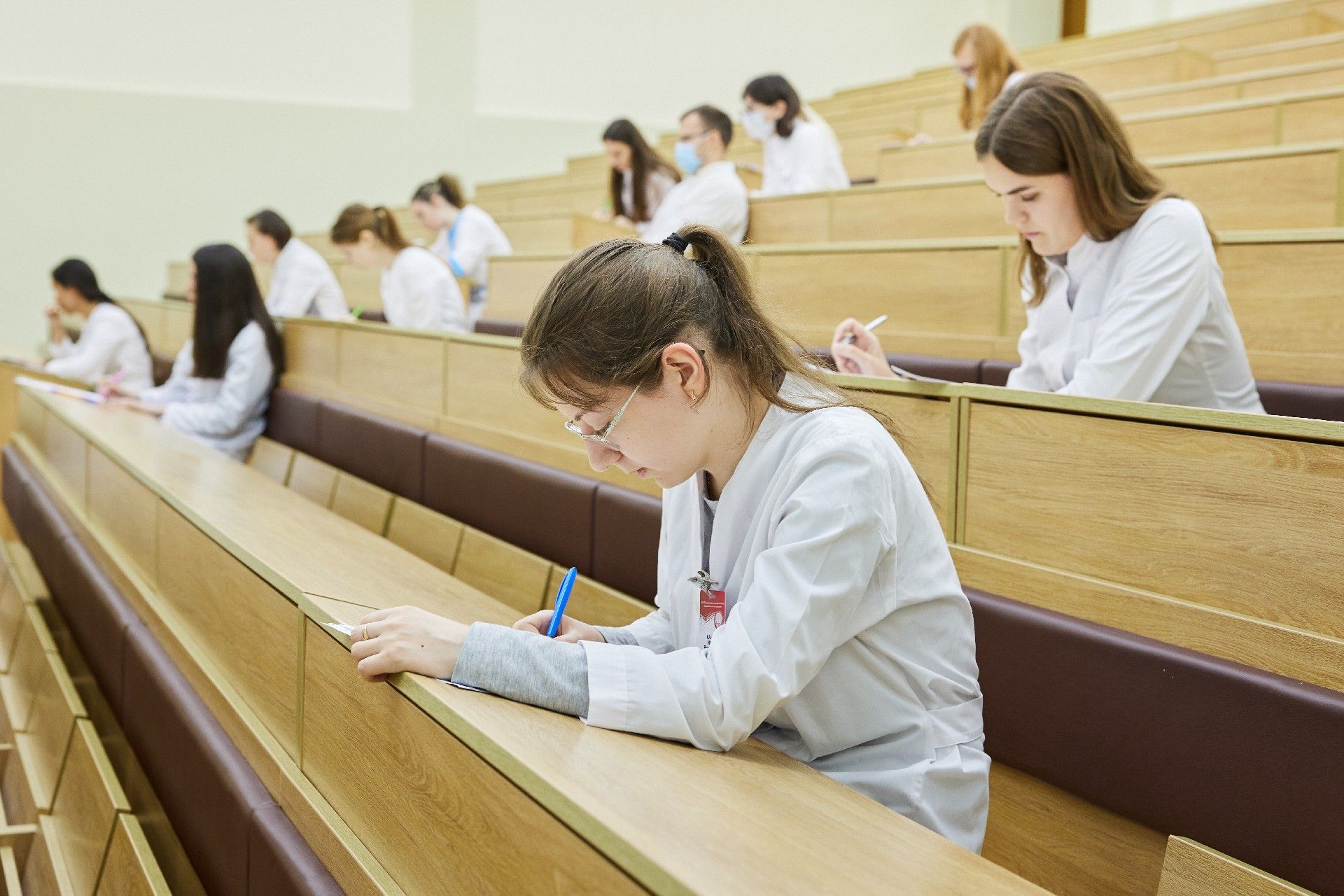 У ГрДМУ праходзіць здача дзяржаўных іспытаў