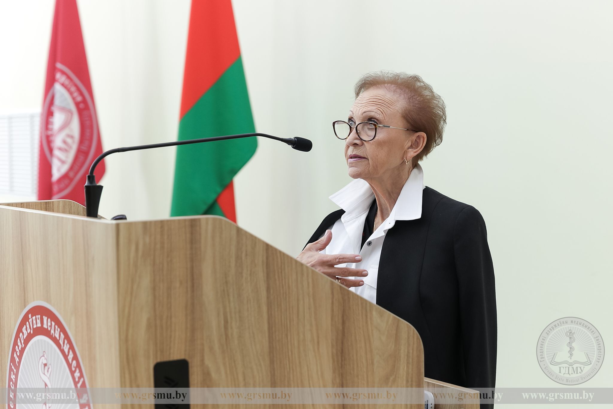 У рамках юбілейнага тыдня ў ГрДМУ прайшла адкрытая лекцыя Піраговай Л. А.  25 верасяня 2023 — 14:46