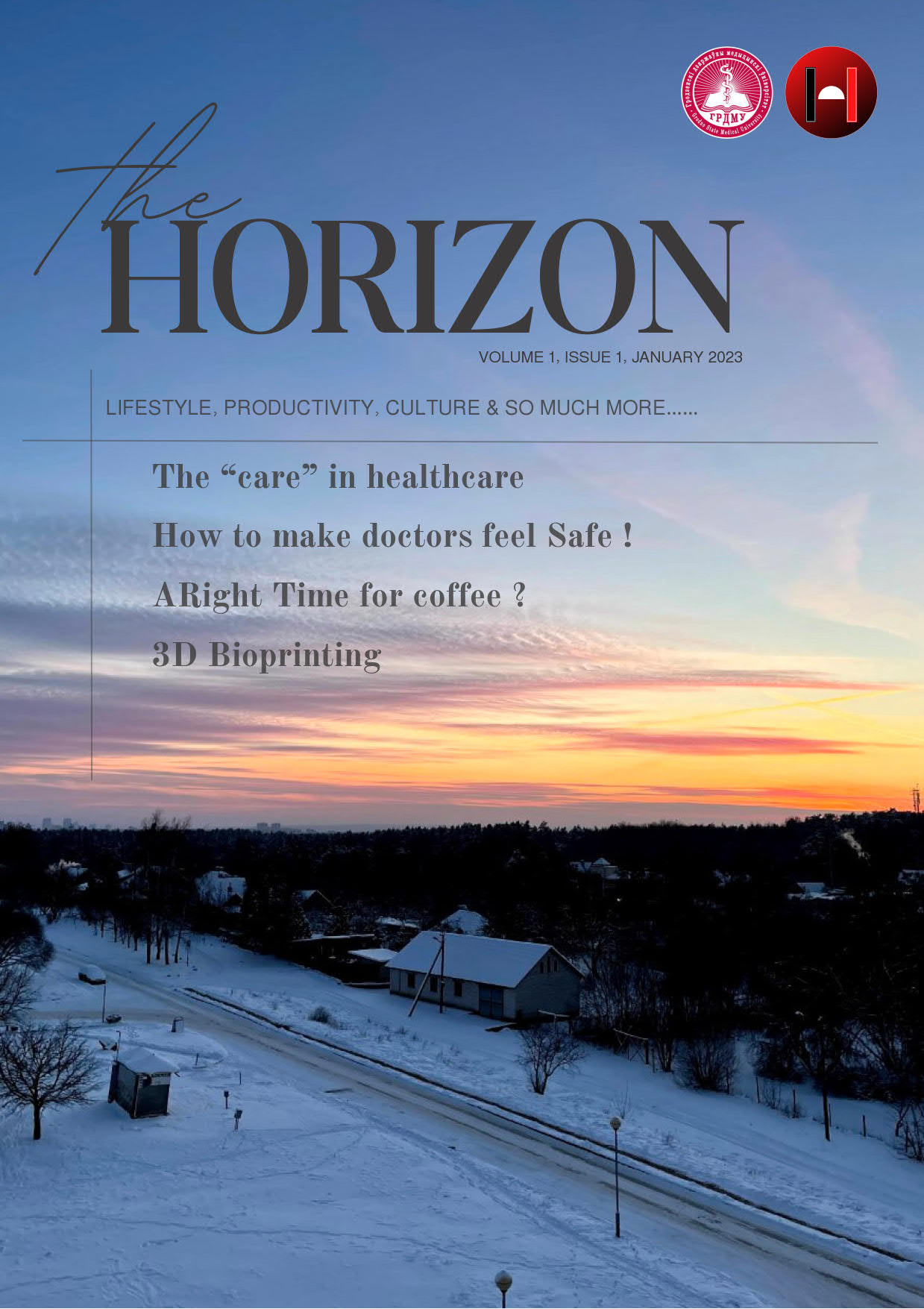 The first release of a scientific student's «Magazine»