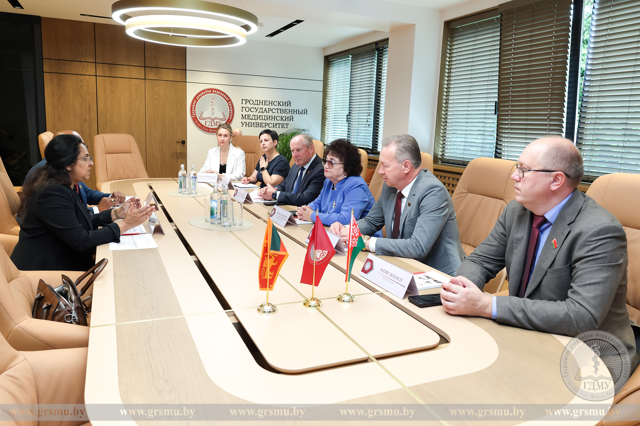 Представители Медицинского совета Шри-Ланки с рабочим визитом посещают ГрГМУ