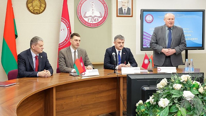Министр спорта и туризма в ГрГМУ